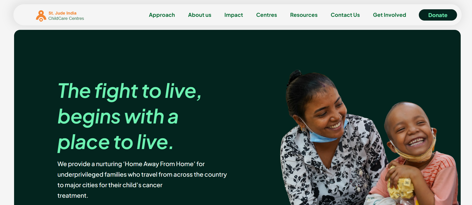 St. Jude India ChildCare Centres Platform Overview